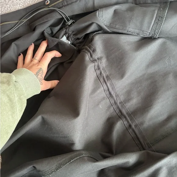 Universal Standard Vineyard Stretch Cotton Twill Jacket in Black Size S - Picture 10 of 12